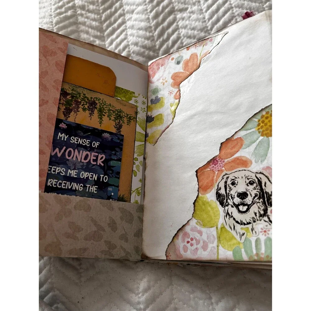 God is Good Little Golden Book Repurposed into Junk Journal